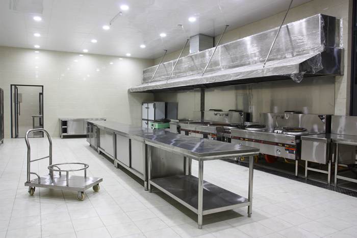 苏州大唐热电厂食堂厨房设备工程 厨房加工间竣工实景照片